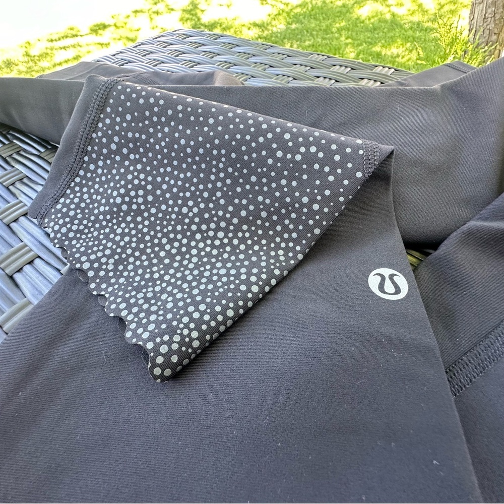 Lululemon size 10 black leggings. Mint condition